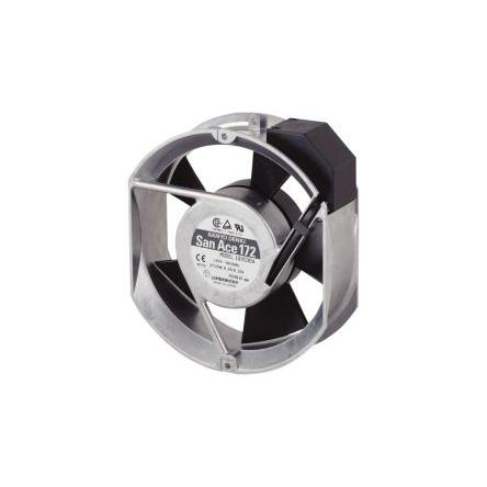 Sanyo Denki Axiální ventilátor, řada: RoHS 28 W 230V ac 0.14 A 172 mm 150mm 51 mm