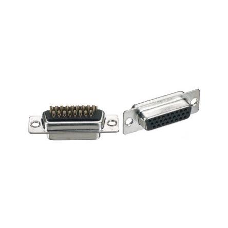 FCT from Molex Konektor D-Sub, řada: 173113, počet kontaktů: 15, orientace těla: Horizontální, Panel Vnitřní, 125V,