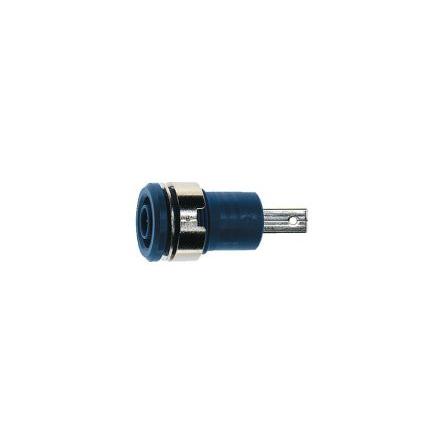 Staubli Zásuvka na banánky, 4 mm, 1000V, 24A, Černá, Vnitřní Jazýček, materiál kontaktu: Mosaz, délka: 30.4 mm, pokovení