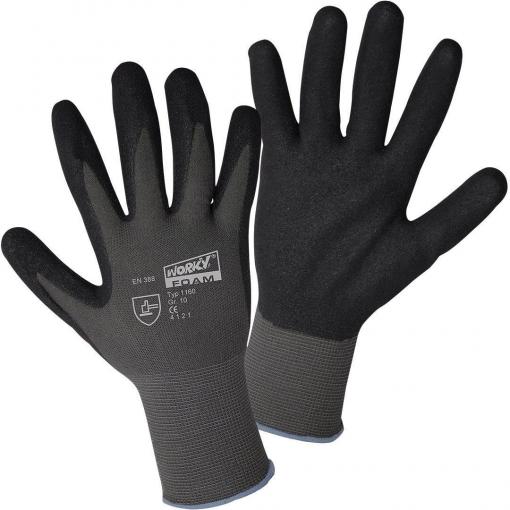 Leipold Doehle 1160-7 FOAM SANDY nylon pracovní rukavice Velikost rukavic: 7, S EN 388 CAT II 1 pár
