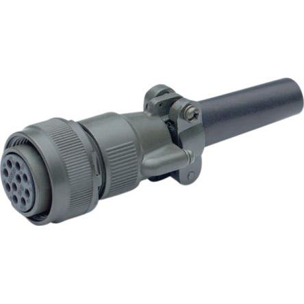 Amphenol Industrial Kulatý konektor, specifikace Mil, materiál kontaktu: Slitina mědi, orientace těla: Rovný, Kabel,