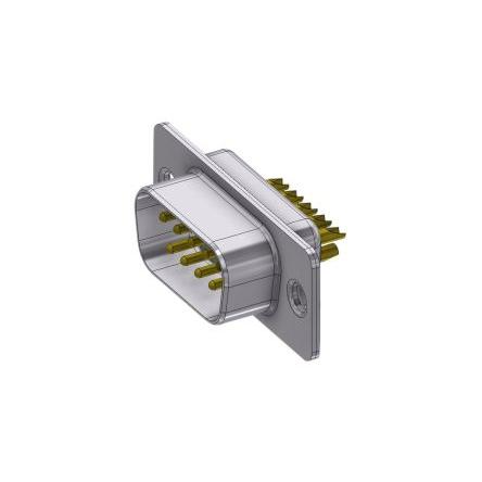 Deltron Connectors Konektor D-Sub, řada: DT, počet kontaktů: 9, orientace těla: Rovný, Kabel Vnější, Standardní, 125V,