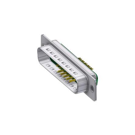 Deltron Connectors Konektor D-Sub, řada: DTS, počet kontaktů: 13, orientace těla: Rovný, Kabel Vnější, 125V