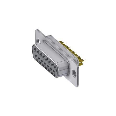 Deltron Connectors Konektor D-Sub, řada: DTS, počet kontaktů: 15, orientace těla: Rovný, Kabel Vnitřní, Standardní,