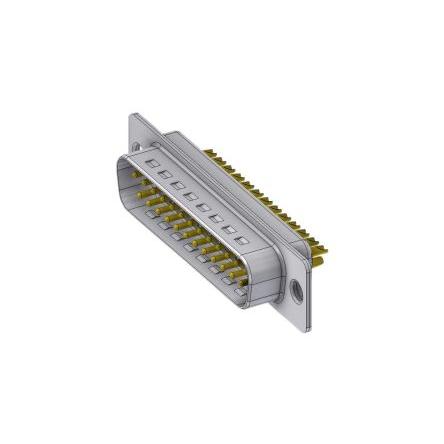 Deltron Connectors Konektor D-Sub, řada: DTS, počet kontaktů: 25, orientace těla: Rovný, Kabel Vnější, Standardní, 125V,