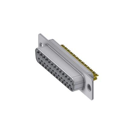 Deltron Connectors Konektor D-Sub, řada: DTS, počet kontaktů: 25, orientace těla: Rovný, Kabel Vnitřní, Standardní,