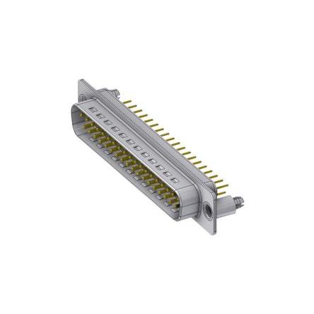 Deltron Connectors Konektor D-Sub, řada: DTS, počet kontaktů: 37, orientace těla: Rovný 2.77 mm, Montáž na plošný spoj