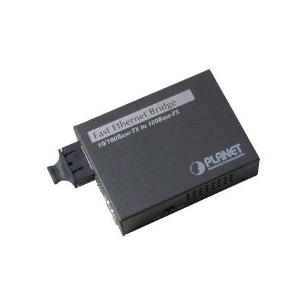 Planet Převodník médií, Vícerežimové, Plný duplex, Poloviční duplex, RJ45, SC, 100Mbps, přenosová vzdálenost: 2 km,