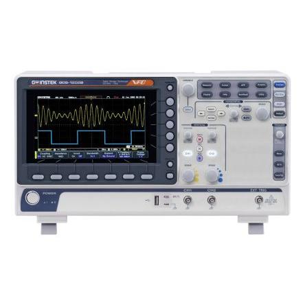 Osciloskop, řada: GDS-1000B GDS-1202B Pracovní stůl 200 MHz 2 kanálový, typ displeje: LCD 400 Mpts GW Instek