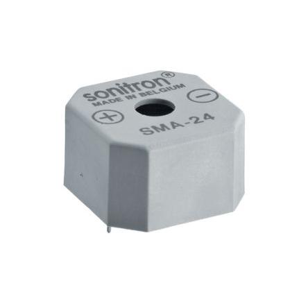 Součást piezoelektrického bzučáku 24V 1.5 V 92 dB 15.5 mm Nepřetržité Interní Sonitron