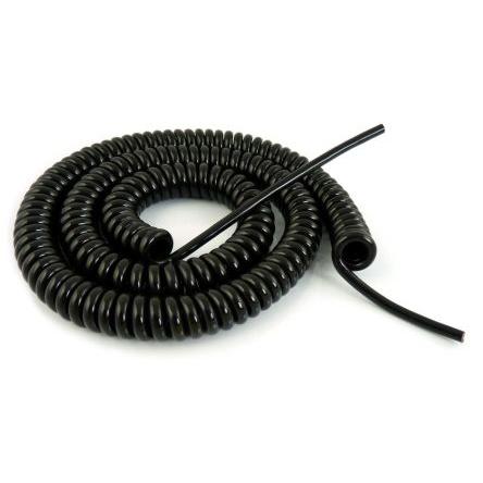 RS PRO Vícejádrový napájecí kabel, řada: TB28 FLEX 5žilový 2 m Polyuretan plášť, Černá 70 °C