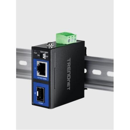 Trendnet Převodník médií, Vícerežimové, Plný duplex, Poloviční duplex, RJ45, SFP, 1000Mbps, přenosová vzdálenost: 80 km,