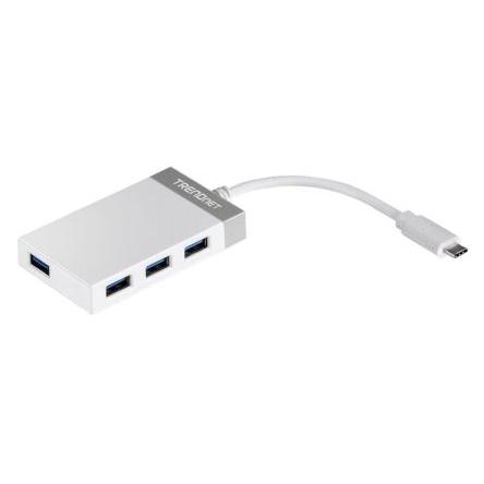 Rozbočovač USB TUC-H4E, standard: USB 3.0 USB, počet portů USB: 4 Sběrnice USB 50 mm Trendnet 15 mm 85mm