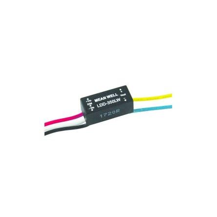 LED ovladač, řada: LDD-L LDD-350LW 350mA ztlumování: PWM, Stmívání a zapínání a vypínání MEAN WELL