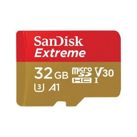MicroSD 32 Gb MicroSDHC Sandisk, řada: Extreme UHS-I