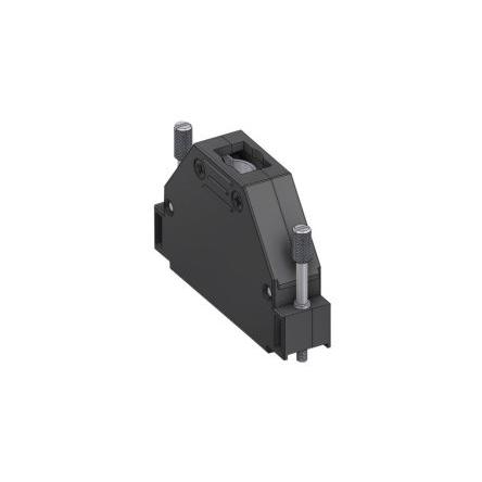 Deltron Connectors Plášť D-Sub, orientace těla: Rovný, materiál pouzdra: Termoplast, barva: Černá Odlehčovací třmen,