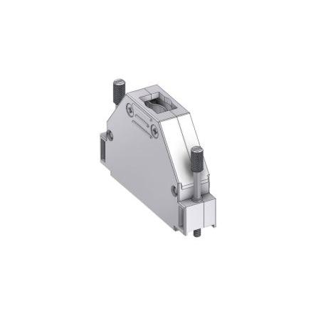 Deltron Connectors Plášť D-Sub, materiál pouzdra: Termoplast, barva: Šedá Odlehčovací třmen, D-SUB