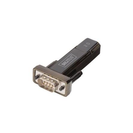 Sériový redukční kabel USB Digitus USB typu A Vnější DB9 samec Vnější