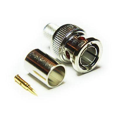 RS PRO Koaxiální konektor, řada: RS PRO Vnější, 75 Ω, orientace těla: Rovný, Kabel Konektory BNC Krimpovací, 1GHz 70 °C