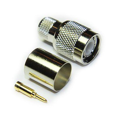 RS PRO Koaxiální konektor, řada: RS PRO Vnější, 50 Ω, orientace těla: Rovný, Kabel Konektor TNC Krimpovací, 11GHz 70 °C