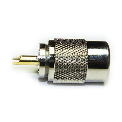 RS PRO Koaxiální konektor, řada: RS PRO Vnější, 50 Ω, orientace těla: Rovný, Kabel Konektor UHF Pájecí, 300MHz 155 °C
