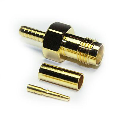 RS PRO Koaxiální konektor, řada: RS PRO Vnitřní, 50 Ω, orientace těla: Rovný, Kabel Konektor SMA Krimpovací, 12.5GHz 155