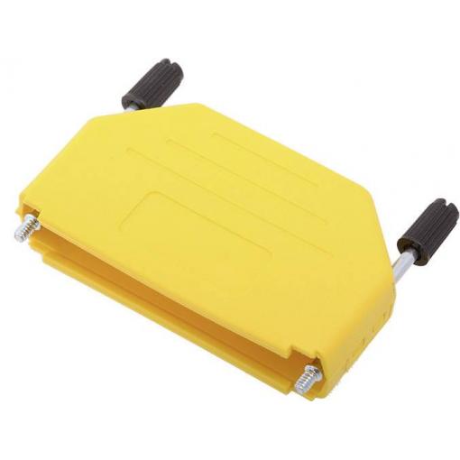 encitech DPPK37-Y-K 6353-0105-04 D-SUB pouzdro Pólů: 37 plast 180 ° žlutá 1 ks