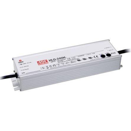 LED ovladač, řada: HLG HLG-240H-48 48V 5A 240 W IP65, IP67 MEAN WELL