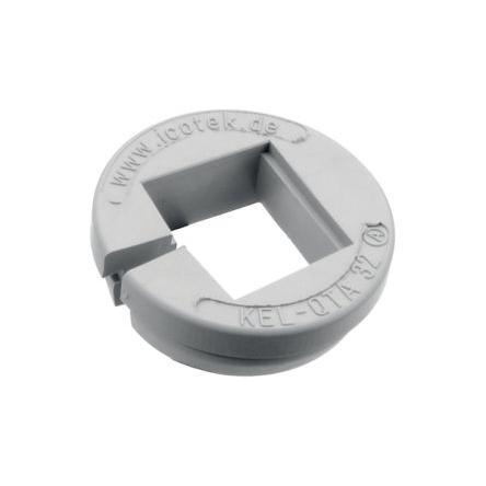Kabelová průchodka Kulatý Elastomer Šedá Icotek KEL-QTA 32 A 32 mm