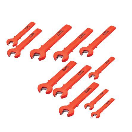 Klíč s otevřeným koncem, počet kusů: 11, Termoplast, Nylon, Kov Splňuje normu VDE/1000V ITL Insulated Tools Ltd