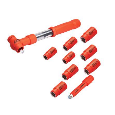 Sada nástrčných klíčů, počet kusů: 1 3/8 in Standardní Splňuje normu VDE/1000V typ buzení Čtvercový ITL Insulated Tools