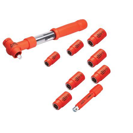 Sada nástrčných klíčů, počet kusů: 1 3/8 in Standardní Splňuje normu VDE/1000V typ buzení Čtvercový ITL Insulated Tools