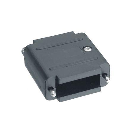Encitech Connectors Plášť D-Sub, materiál pouzdra: Plastové, barva: Černá, D-SUB