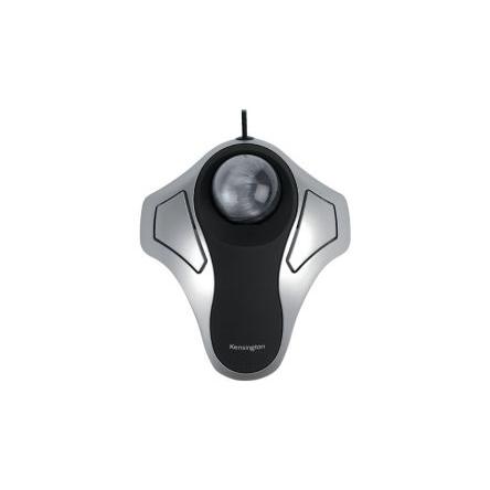 Myš Trackball 2tlačítková, Kabelový, USB Optické, Černá, Stříbrná Kensington, model: 64327EU