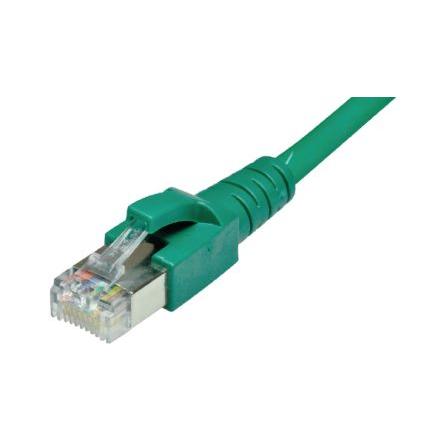 Dätwyler Cables Cat6a Propojovací kabel, Zelená, A: RJ45 2 m, B: RJ45, typ pláště: S/FTP