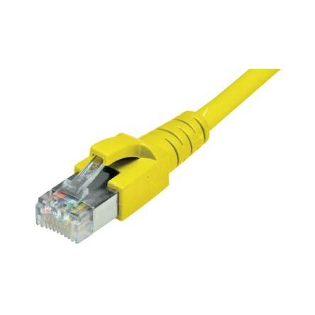 Dätwyler Cables Cat6a Ethernetové kabely, Žlutá, Polyvinylchlorid, A: RJ45 15 m Vnější, B: RJ45 Vnější, typ pláště: