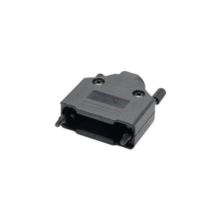 Encitech Connectors Plášť D-Sub, řada: DTPK-P, materiál pouzdra: Plastové, barva: Černá, D-SUB