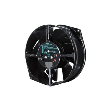 ebm-papst Axiální ventilátor, řada: RoHS, průtok vzduchu: 325 m³/h 45 W 230V ac 150 mm 150mm 55 mm