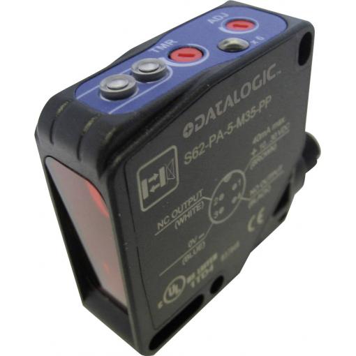 Datalogic S62-PL-5-M11-PP reflexní světelný snímač, 956211150, zaclonění pozadí, trimr, 10 - 30 V/DC, 1 ks