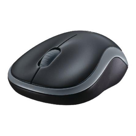 Myš M185 3tlačítková, Bezdrátové, Bezdrátové Optické, Šedá, Černá Logitech, model: Wireless Mouse M185