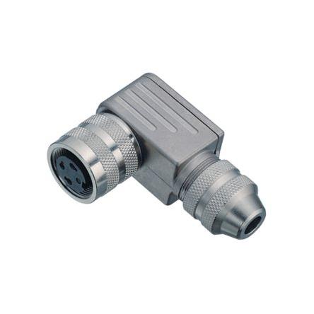 Kulatý průmyslový konektor, Kabel binder, pohlaví kontaktu: Vnitřní, orientace těla: Rovný Zásuvka, řada: 423, IP67,