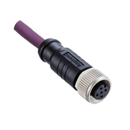 Kabel konektoru, A: Vnitřní, A: Rovný 5, B: Odbočný vodič, 60V, IP68, řada: MSAS Amphenol Industrial 5 m