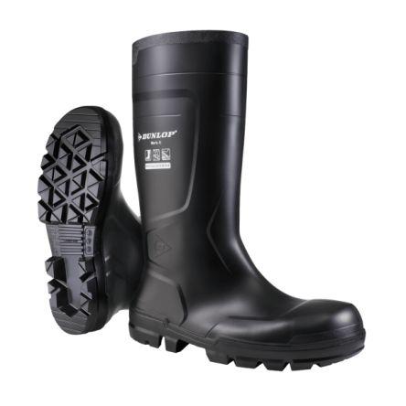 Vodotěsný, řada: WORK-IT FULL SAFETY Bezpečnostní obuv obuv Unisex, Ocel 4, Černá Ano Dunlop 37 SR