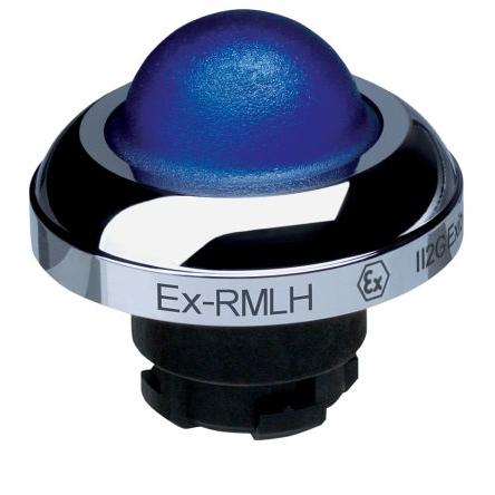 Schmersal Hlava tlačítka, řada: EX-RMLH Modrá Okamžité, průměr výřezu: 22.3 mm IECEx