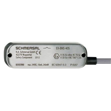 Schmersal EX-BNS 40S Magnetické Bezkontaktní bezpečnostní spínač 24V dc Nerezová ocel 2 NC, NE Kabel 1 m