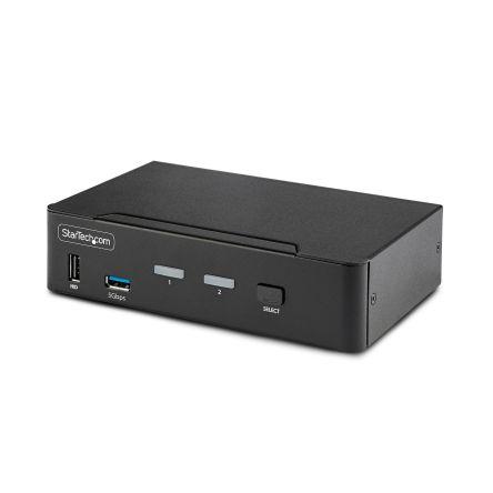 Přepínač KVM, 3,5 mm stereo 2portový USB, počet zobrazení: 1 1 StarTech.com, video připojení: Display Port 5120 x 1440