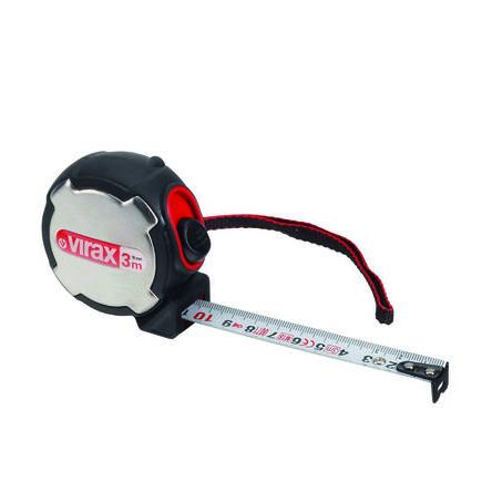 Pásmové měřidlo, délka: 3 m šířka lopatky 16 mm Virax, řada: 3717