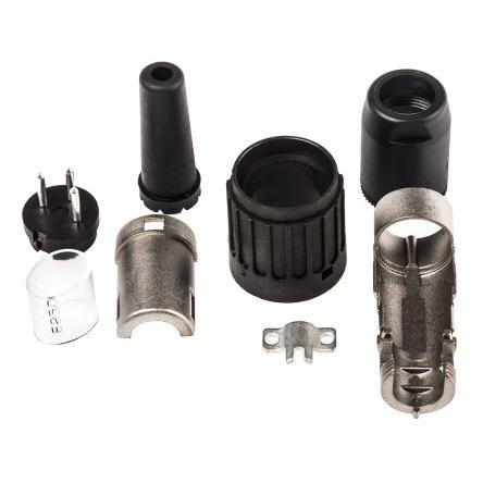 Amphenol Industrial Zástrčka DIN, řada: C 091 B, počet kontaktů: 3, velikost: M16, 300V ac, orientace těla: Rovný, IP40