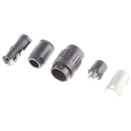 Amphenol Industrial Zásuvka DIN, řada: C 091 B, počet kontaktů: 4, velikost: M16, 300V ac, orientace těla: Rovný, IP40
