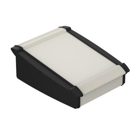 Bopla Pouzdro počítače, řada: Alu-Topline Zešikmená přední strana Přírodní ABS, Hliník 232.6 mm 86.2 mm 150 mm